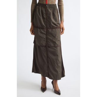 Diesel O-Hyton Maxi Skirt in Brown at Nordstrom, Size 46