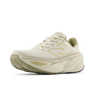 New Balance Womens Fresh Foam X More V5 Running Shoe, Linen/Stoneware/Gold Metallic, 7 UK