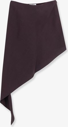 Alaia Gonna asimmetrica in carta e viscosa - ALAIA - gender_Woman