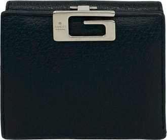 Gucci Black Leather Wallet (Bi-Fold) (Pre-Owned)