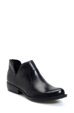 B&oslash;rn Kerri Bootie in Black Leather at Nordstrom, Size 7.5