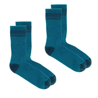 Rei Co-Op Trailsmith Merino Wool Crew Socks - 2 Pairs Blue XL
