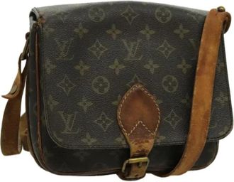 Louis Vuitton Pre-owned Vintage Monogram Schoudertas - Dames - Vintage Schoudertas - Bruin - ONE Size - Leer - Vintage