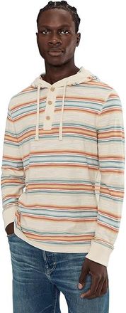 Faherty Sunwashed Slub Hoodie Mens Clothing Daybreak Ombre : 2XL, Cotton