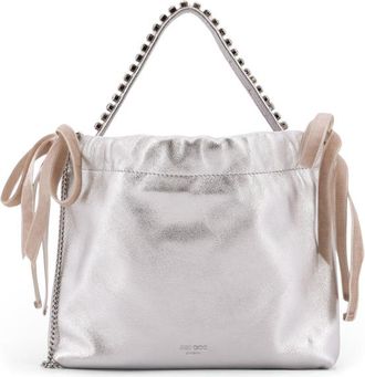 Jimmy Choo London Metallic Leather Crossbody Bag