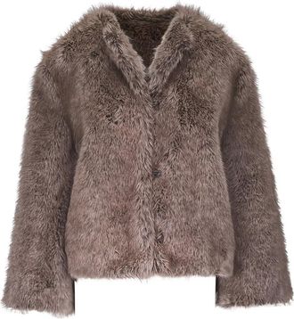 Antonelli Giacca in pelliccia sintetica - Marrone