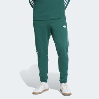 adidas Sporthose ADIDAS ORIGINALS 3-STREIFEN, Damen, Gr. XXL, N-Gr, collegiate gr&uuml;n, Obermaterial: 70% Baumwolle, 30% Polyester, Hosen Sporthose