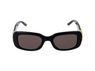 Balenciaga Sonnenbrille Balenciaga Bb0310 Sk 001 Schwarz Schwarz Grau /22/140