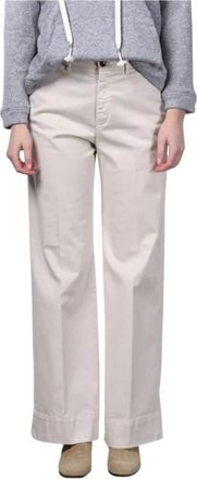 Mason's New York Studio Chino Broek - Dames - Straight fit broeken - Wit - L - Katoen - Broeken