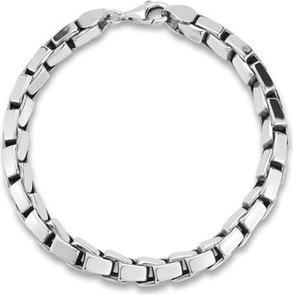 Yield of Men Mens Box Chain Bracelet in Silver at Nordstrom Rack, Size 8.5