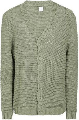 8 by YOOX RECYCLED COTTON V-NECK CARDIGAN