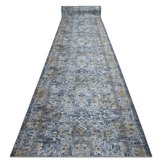 RugsX Passatoia Gommata Lotus Nomad 29671 Ornamento Grigio Lavabile 120cm Grey 120x160 Cm