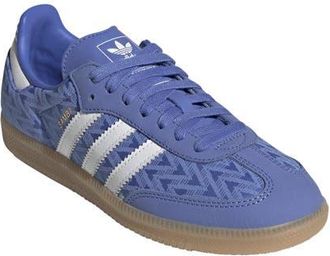 adidas Gender Inclusive Samba OG Sneaker in Real Lilac/White/Gold at Nordstrom, Size 9.5 Womens