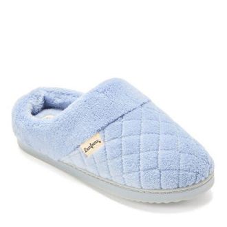 Dearfoams Libby Quilted Terry Clog Slipper in Eventide at Nordstrom, Size X-Large