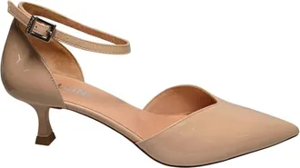 Pollini Patent Leder Pumps - Dames - Pumps - Beige - 37 EU - Leer - Schoenen