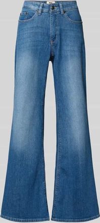 M.A.C Flared Fit Jeans im 5-Pocket-Design in Dunkelblau, Gr&ouml;&szlig;e 36/30