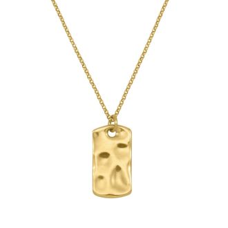 Dower & Hall Mens Engravable Waterfall ID Tag Pendant