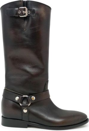 Elena Iachi Brown Leather Boots
