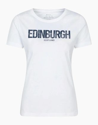 Mountain Warehouse Womens Mountain Warehouse Womens/Ladies Edinburgh Relaxed Fit T-Shirt - White - Size: 12