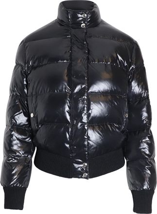 Givenchy Pre-owned Womens Shiny Puffer Jacket in Black Polyamide - Size EU 38 (Womens)