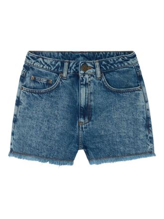 American Vintage Joybird frayed shorts - Blue
