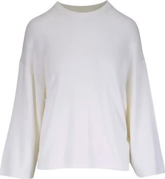 Khaite Darcy bell-sleeve sweater - women - Merino - M - White
