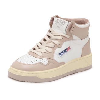 Autry Sneakers, female, Beige, Size: 7 US Medalist Mid Shoes