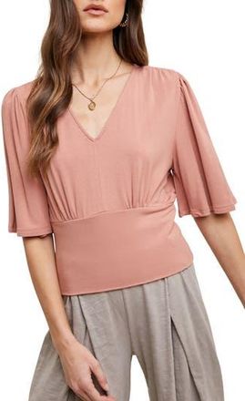 Wishlist French Terry Top in Ginger at Nordstrom Rack, Size Medium