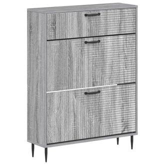 vidaXL Armario Zapatero Haarlem 78 X 24 X 103 Cm Madera De Ingenier&iacute;a Vidaxl