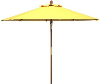 Safavieh Bethany 9Ft Wooden Umbrella