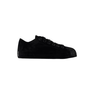 Yohji Yamamoto Sneakers Basse in Pelle Scamosciata con Punta a Conchiglia - - Shoes - Uomo - Nero - 41 EU