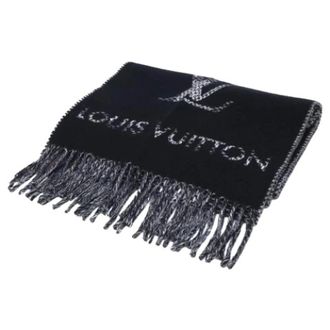 Louis Vuitton Pre-owned Stole - Heren - Pre-owned - Zwart - Maat: ONE Size Kasjmier