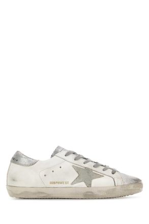 Golden Goose Deluxe Brand Two Tone Leather Superstar Sneakers