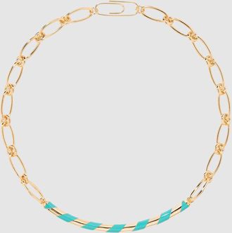 Aur&eacute;lie Bidermann Collier Positano Paille Acqua