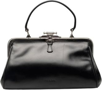 Prada Pre-owned Handbags, female, Black, Size: ONE SIZE Pre-owned Vintage Handbag