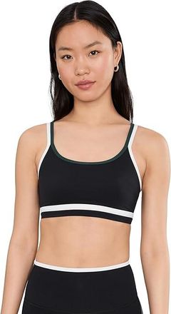 SPLITS59 Eva Rigor Double Strap Bra Womens Bra Black/Military : LG, Nylon/Spandex