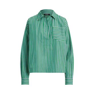 Ralph Lauren Shirts, female, Green, Size: XS Stachee Long Sleeve Shirt