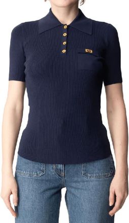 Elisabetta Franchi Donna, Top, Blu, M, new