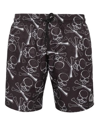 Philipp Plein Zwembroek Skull&Bones