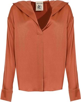 Semicouture Adelina Hooded Shirt