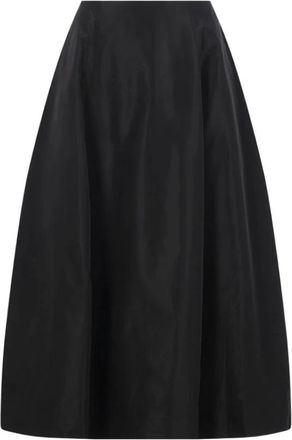 Simone Rocha Midi Rok - Dames - Midirokken - Zwart - 2XS - Rokken