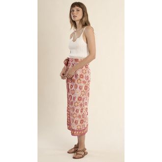 Molly Bracken Bedrukte wikkelrok