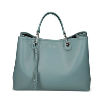 Emporio Armani Tote Bags, female, Blue, Size: ONE SIZE Medium MyEA Shopper Bag