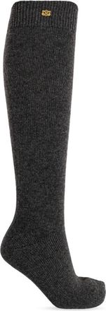 Ganni Ondergoed, Dames, Grijs, ONE Size, Wol, Wool Mix Socks