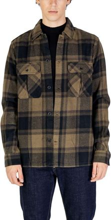 Only & Sons Flanellen Shirt Olijfzwart