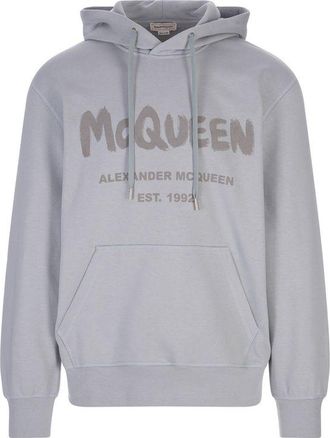 Alexander McQueen Gray Cotton Mens Sweatshirt