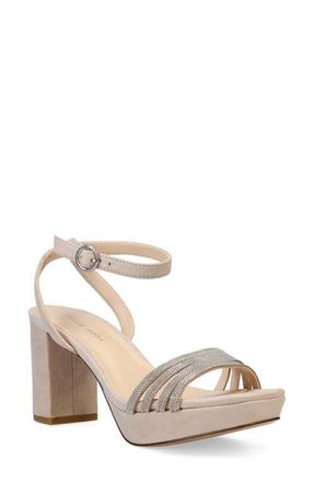 Pelle Moda Aliana Ankle Strap Sandal in Dark Taupe at Nordstrom, Size 6.5