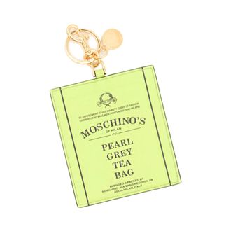 Moschino Keyrings, male, Green, Size: ONE SIZE Printed Keyring