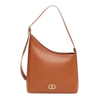 Twinset Dames, Tassen, Bruin, Maat: ONE Size Poliester