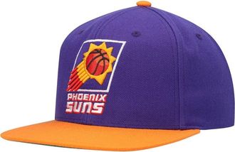 Mitchell & Ness Mens Mitchell & Ness Purple/Orange Phoenix Suns Hardwood Classics Team Two-Tone 2.0 Snapback Hat at Nordstrom